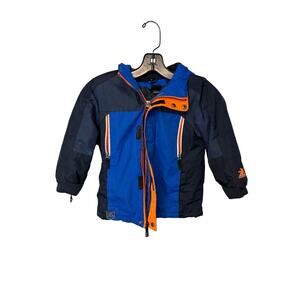 ZeroXposur blue black orange winter jacket coat toddler child size Small 4  fair
